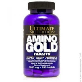 Аминокислоты Ultimate Nutrition Amino Gold Formula 1000мг, 250 таблеток