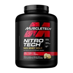 Muscletech Nitro tech 100% whey gold 5 lb сывороточный протеин, 2,27 кг 